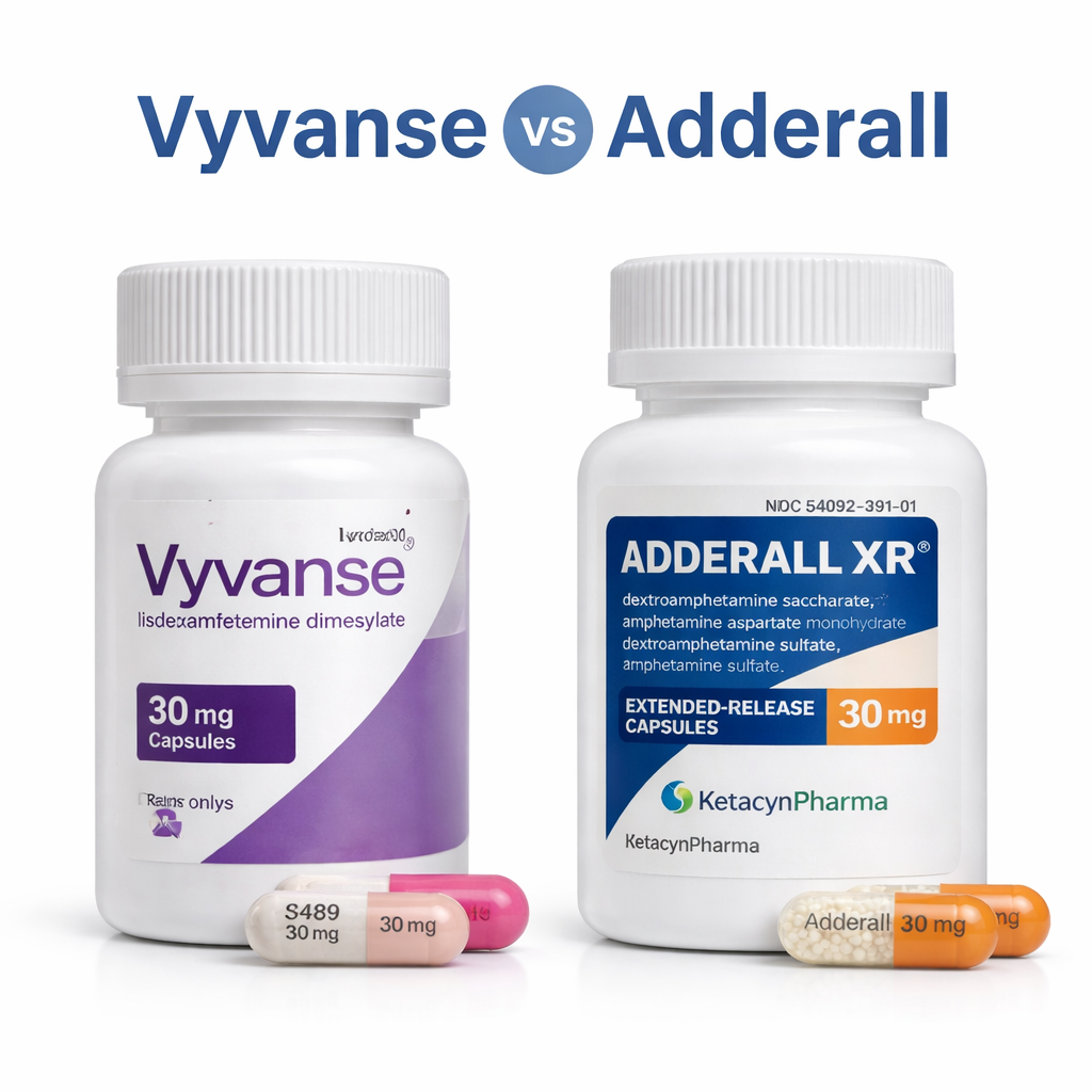 Vyvanse vs Adderall