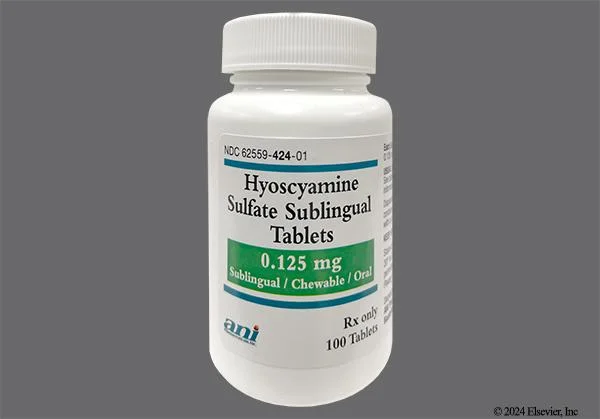 Hyoscyamine 0.125 mg Sublingual Tablet​