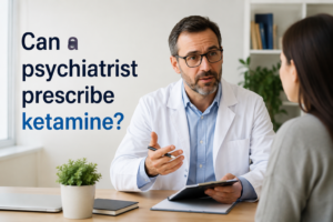 Can a psychiatrist prescribe ketamine